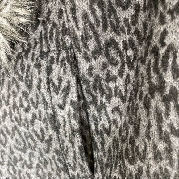 ORIGINAL FRENCHIE leopard fur trim coat - Picture 10 of 10